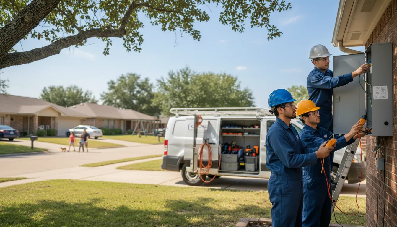 Certified electrician providing emergency electrical services in Kilgore, TX